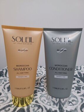 Soleil Moroccan Shampoo + Conditioner 9oz.